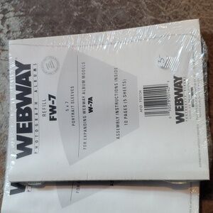 Webway 5x7 page Refills